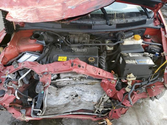KL1TD66668B266243 - 2008 CHEVROLET AVEO BASE RED photo 11