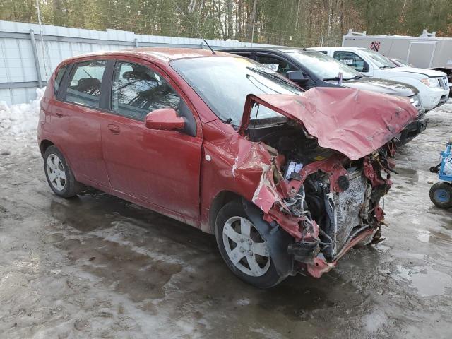 KL1TD66668B266243 - 2008 CHEVROLET AVEO BASE RED photo 4