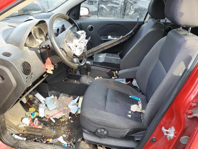 KL1TD66668B266243 - 2008 CHEVROLET AVEO BASE RED photo 7