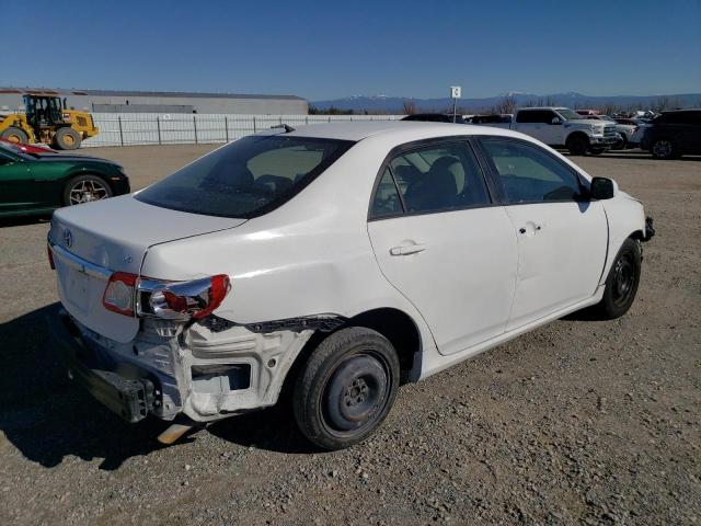 2T1BU4EE6BC587600 - 2011 TOYOTA COROLLA BASE WHITE photo 3