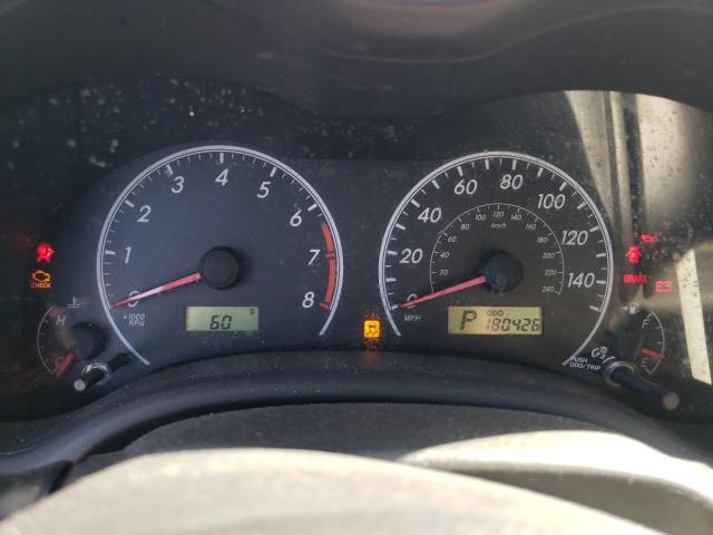 2T1BU4EE6BC587600 - 2011 TOYOTA COROLLA BASE WHITE photo 9