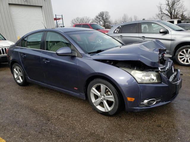 1G1PE5SB6E7232038 - 2014 CHEVROLET CRUZE LT BLUE photo 4