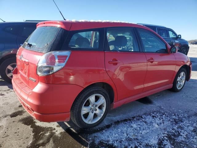 2T1KR30E28C705637 - 2008 TOYOTA COROLLA MA XR RED photo 3