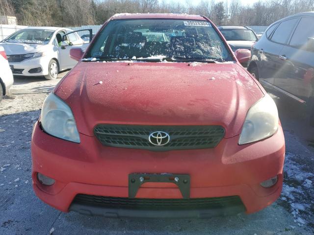 2T1KR30E28C705637 - 2008 TOYOTA COROLLA MA XR RED photo 5
