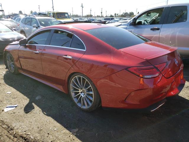 WDD2J5JB2KA027965 - 2019 MERCEDES-BENZ CLS 450 RED photo 2