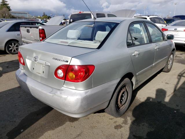 JTDBR32E130037457 - 2003 TOYOTA COROLLA CE SILVER photo 3