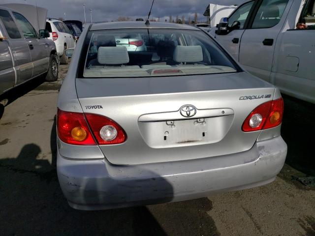 JTDBR32E130037457 - 2003 TOYOTA COROLLA CE SILVER photo 6