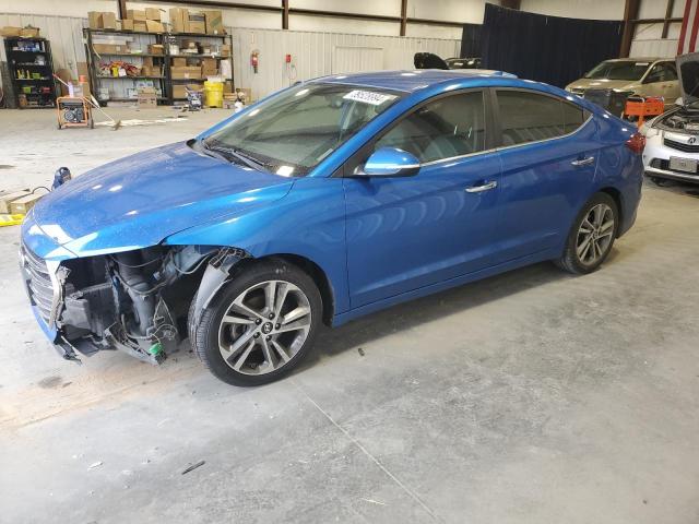 KMHD84LF6HU267550 - 2017 HYUNDAI ELANTRA SE BLUE photo 1