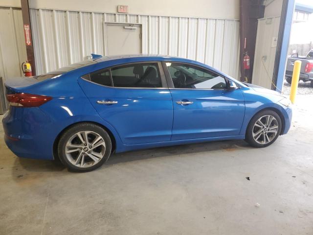 KMHD84LF6HU267550 - 2017 HYUNDAI ELANTRA SE BLUE photo 3