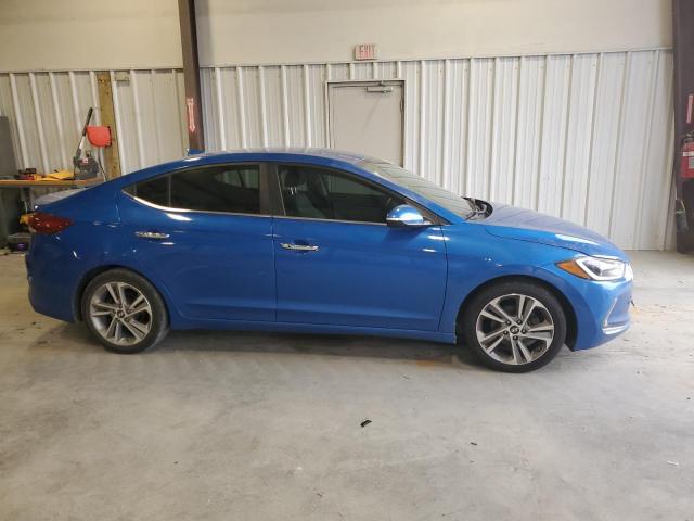 KMHD84LF6HU267550 - 2017 HYUNDAI ELANTRA SE BLUE photo 4