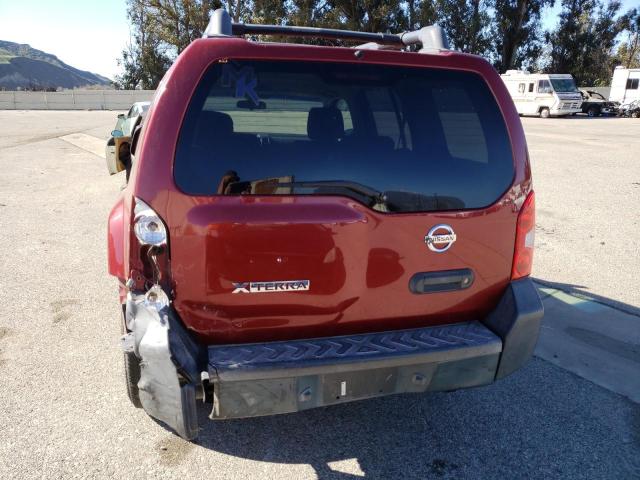 5N1AN08U16C550906 - 2006 NISSAN XTERRA OFF RED photo 6