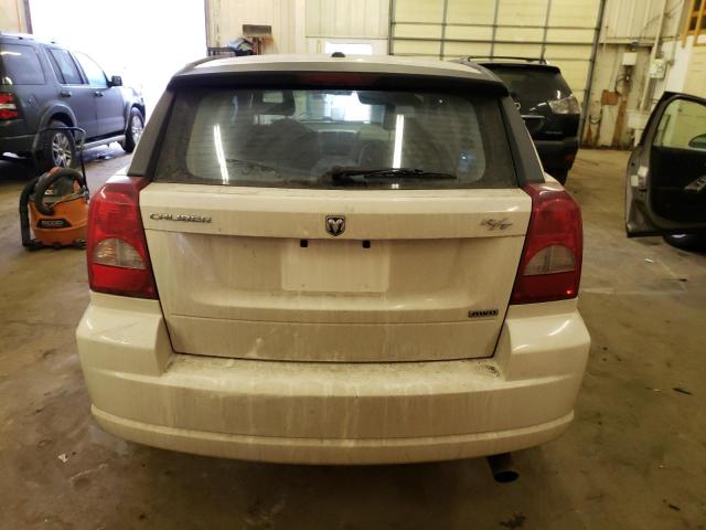 1B3HE78K57D283275 - 2007 DODGE CALIBER R/T WHITE photo 6