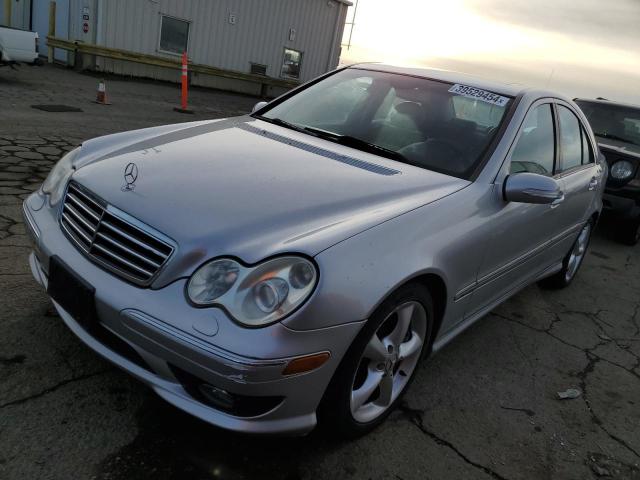 WDBRF40J45A757201 - 2005 MERCEDES-BENZ C 230K SPORT SEDAN SILVER photo 1