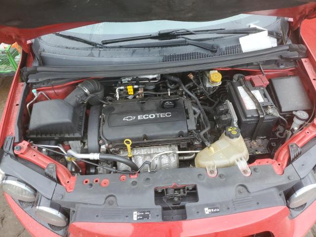 1G1JA6SH7C4114283 - 2012 CHEVROLET SONIC LS 红色 照片 11