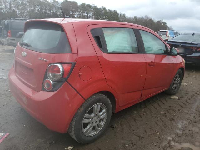 1G1JA6SH7C4114283 - 2012 CHEVROLET SONIC LS 红色 照片 3