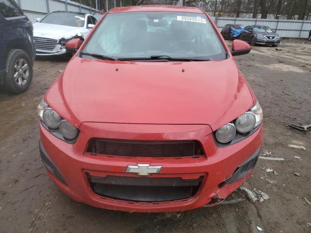 1G1JA6SH7C4114283 - 2012 CHEVROLET SONIC LS 红色 照片 5