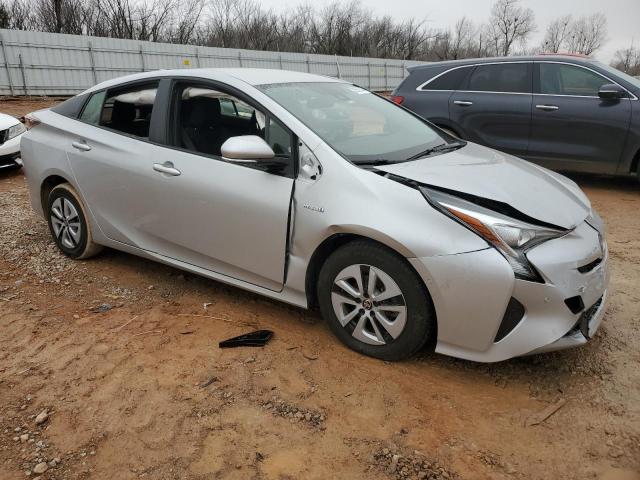 JTDKBRFUXH3569840 - 2017 TOYOTA PRIUS SILVER photo 4