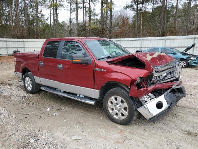 1FTFW1CF4EKF05193 - 2014 FORD F150 SUPERCREW RED photo 4