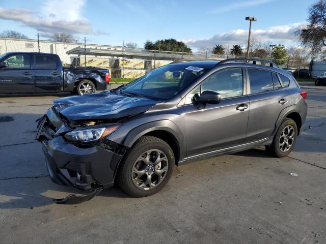 JF2GTHSC5PH220307 - 2023 SUBARU CROSSTREK SPORT GRAY photo 1