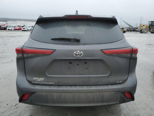 5TDGZRAH8MS533715 - 2021 TOYOTA HIGHLANDER XLE CHARCOAL photo 6