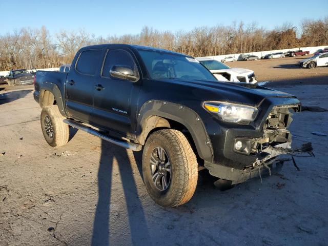 3TMCZ5AN8GM007182 - 2016 TOYOTA TACOMA DOUBLE CAB BLACK photo 4