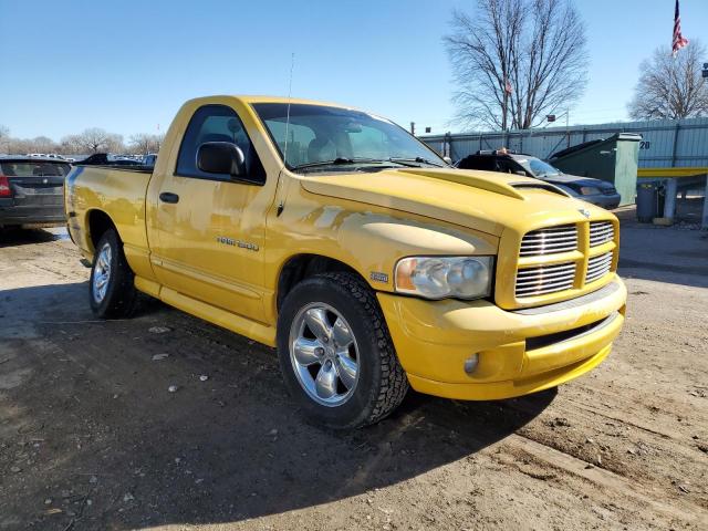 1D7HA16D45J517082 - 2005 DODGE RAM 1500 ST YELLOW photo 4