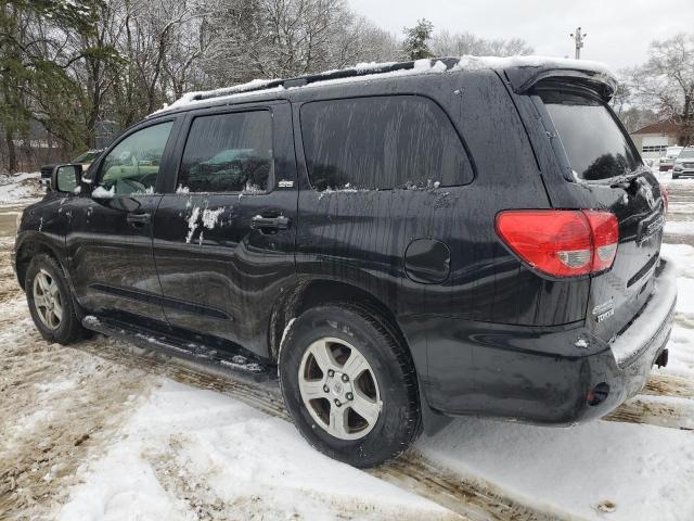 5TDBY64A88S005754 - 2008 TOYOTA SEQUOIA SR5 BLACK photo 2