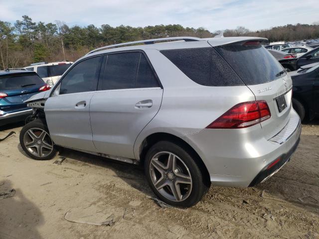 4JGDA5HB3GA797331 - 2016 MERCEDES-BENZ GLE 350 4MATIC GRAY photo 2