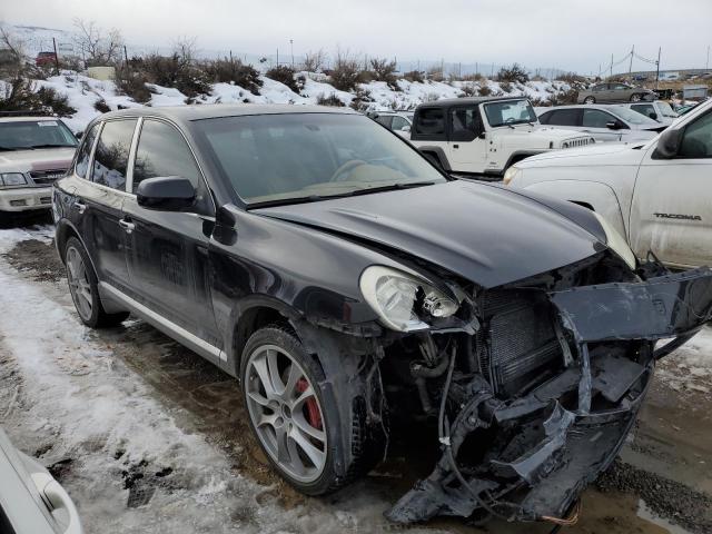 WP1AC29P38LA83178 - 2008 PORSCHE CAYENNE TURBO BLACK photo 4