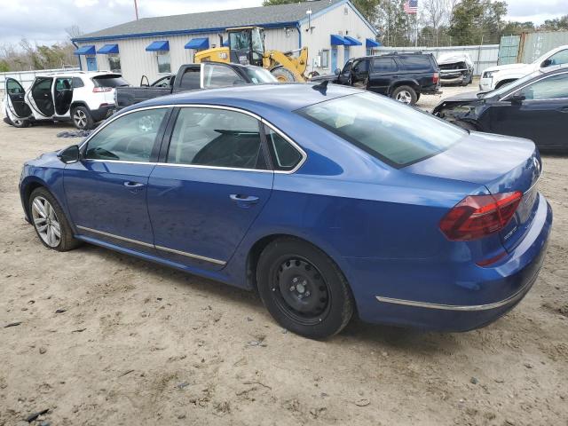 1VWCT7A38HC044356 - 2017 VOLKSWAGEN PASSAT SEL PREMIUM BLUE photo 2