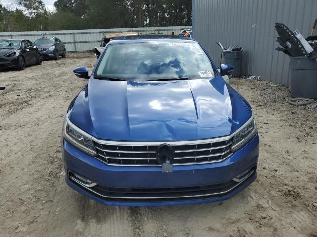 1VWCT7A38HC044356 - 2017 VOLKSWAGEN PASSAT SEL PREMIUM BLUE photo 5