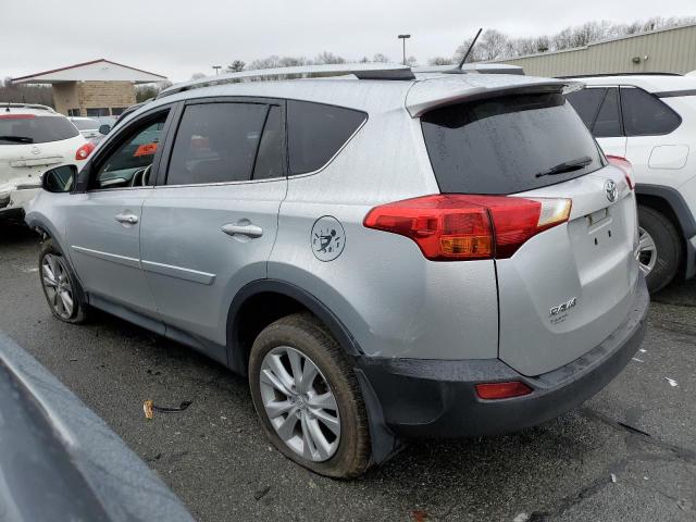 2T3DFREV7DW079547 - 2013 TOYOTA RAV4 LIMITED SILVER photo 2