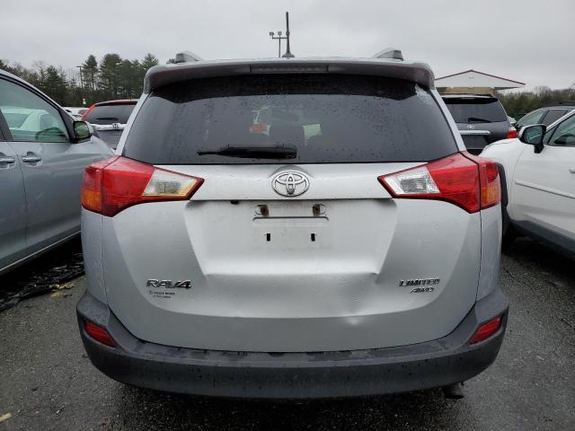 2T3DFREV7DW079547 - 2013 TOYOTA RAV4 LIMITED SILVER photo 6