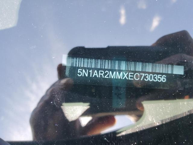 5N1AR2MMXEC730356 - 2014 NISSAN PATHFINDER S 灰色 照片 13