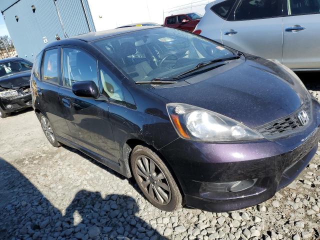 JHMGE8H59DC040563 - 2013 HONDA FIT SPORT PURPLE photo 4