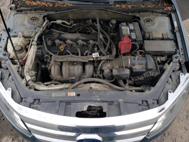 3FAHP0HAXCR276031 - 2012 FORD FUSION SE BLUE photo 11