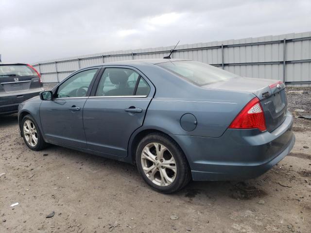 3FAHP0HAXCR276031 - 2012 FORD FUSION SE BLUE photo 2