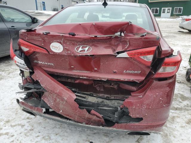 5NPE34AF7GH382029 - 2016 HYUNDAI SONATA SPORT MAROON photo 9