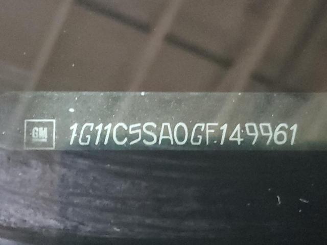 1G11C5SA0GF149961 - 2016 CHEVROLET MALIBU LIM LT 白色 照片 12