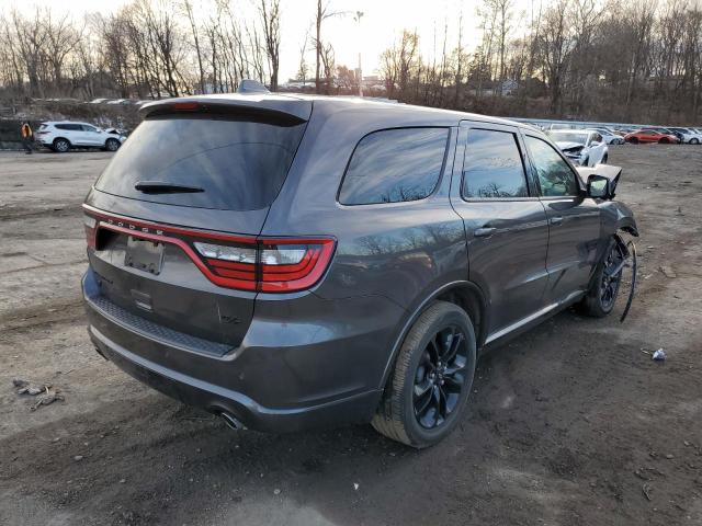 1C4SDJCTXLC131710 - 2020 DODGE DURANGO R/T GRAY photo 3