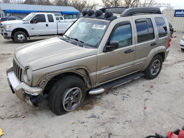 1J4GK38K03W579793 - 2003 JEEP LIBERTY RENEGADE TAN photo 1