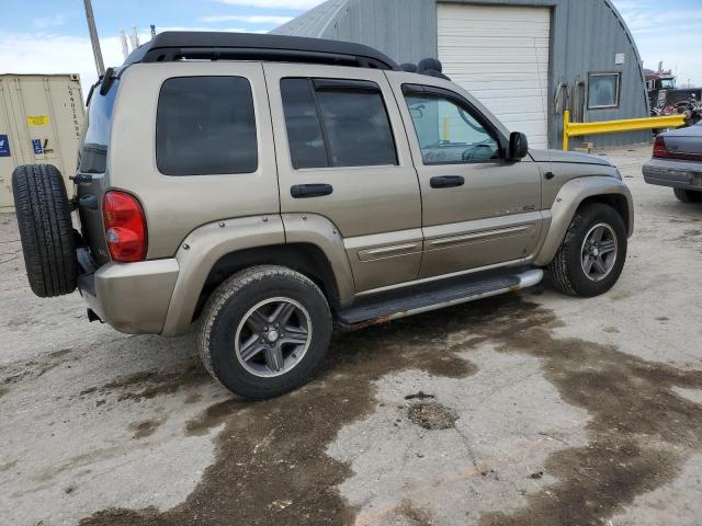 1J4GK38K03W579793 - 2003 JEEP LIBERTY RENEGADE TAN photo 3