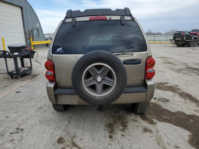 1J4GK38K03W579793 - 2003 JEEP LIBERTY RENEGADE TAN photo 6