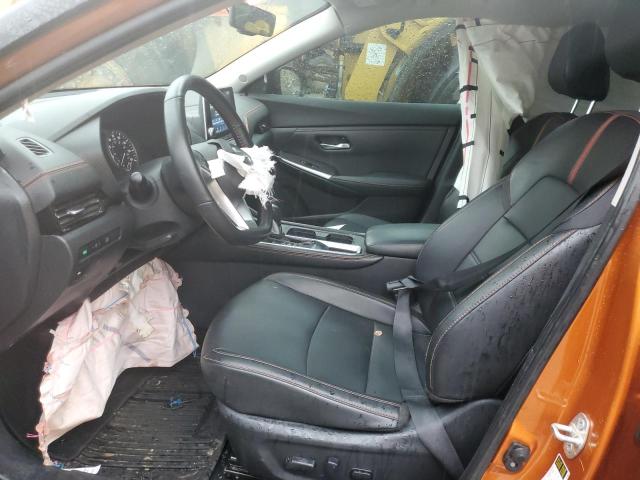 3N1AB8DV6NY302041 - 2022 NISSAN SENTRA SR ORANGE photo 7