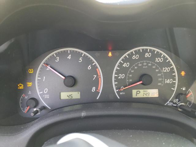 5YFBU4EE8DP093032 - 2013 TOYOTA COROLLA BASE GRAY photo 9