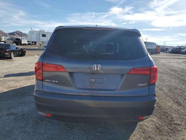 5FNYF6H36JB010926 - 2018 HONDA PILOT EX GRAY photo 6