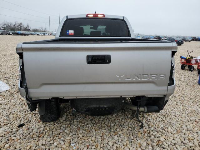 5TFEY5F12LX270869 - 2020 TOYOTA TUNDRA CREWMAX SR5 SILVER photo 6