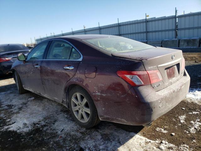 JTHBJ46G972075830 - 2007 LEXUS ES 350 MAROON photo 2