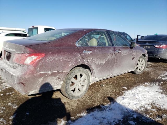 JTHBJ46G972075830 - 2007 LEXUS ES 350 MAROON photo 3