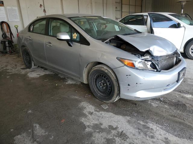 19XFB2F51CE040361 - 2012 HONDA CIVIC LX SILVER photo 4